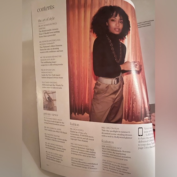 Porter Magazine Summer 2019 Issue 32 with Yara Shahidi by Cass Bird - Picture 13 of 15